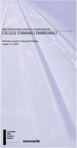 CELLULE STAMINALI EMBRIONALI