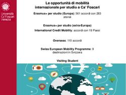 Le opportunità di mobilità internazionale per studio a Ca' Foscari - Ca' Foscari