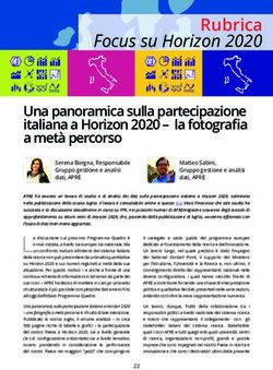 Rubrica Focus su Horizon 2020 - e-Living
