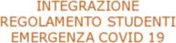 INTEGRAZIONE REGOLAMENTO STUDENTI EMERGENZA COVID 19 - IIS "Da Vinci"