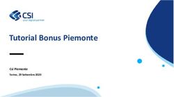 Tutorial Bonus Piemonte - Csi Piemonte Torino, 29 Settembre 2020