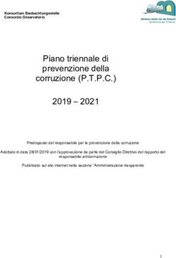 Piano triennale di prevenzione della corruzione (P.T.P.C.) 2019 2021