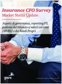 Insurance CFO Survey Market Status Update - Aspetti di governance, reporting P3, gestione del bilancio a valori correnti (MVBS) e dei Fondi Propri ...