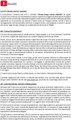 OLIVETTI DESIGN CONTEST 2020/2021 - RUFA