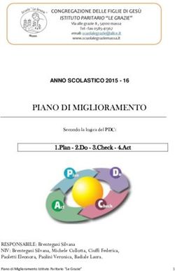 PIANO DI MIGLIORAMENTO - ISTITUTO LE GRAZIE