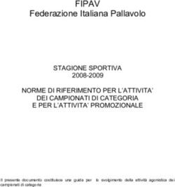 FIPAV Federazione Italiana Pallavolo - STAGIONE SPORTIVA