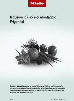 Istruzioni d'uso e di montaggio Frigoriferi - Miele
