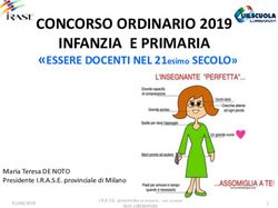CONCORSO ORDINARIO 2019 INFANZIA E PRIMARIA - "ESSERE DOCENTI NEL 21esimo SECOLO" - UIL Scuola ...