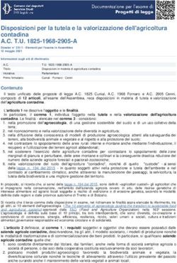 Disposizioni per la tutela e la valorizzazione dell'agricoltura contadina - A.C. T.U. 1825-1968-2905-A