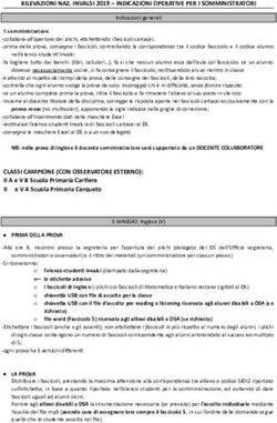 RILEVAZIONI NAZ. INVALSI 2019 - INDICAZIONI OPERATIVE PER I SOMMINISTRATORI - Istituto Comprensivo Gualdo Tadino