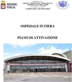 OSPEDALE IN FIERA PIANO DI ATTIVAZIONE - Nurse Times