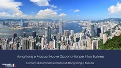 Hong Kong e Macao: Nuove Opportunita' per il tuo Business - Camera di Commercio Italiana di Hong Kong e Macao - AICEC