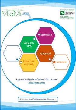 MPX Coperture vaccinali Listeriosi