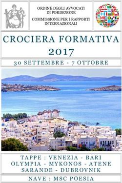 2017 CROCIERA FORMATIVA - Ordine Avvocati Padova