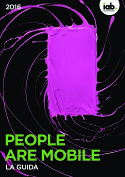 People are mobile 2016 - Iab Italia