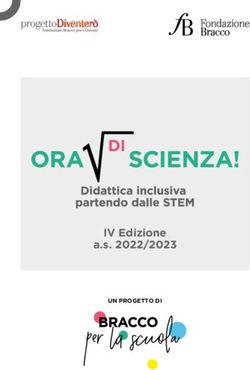 IV Edizione a.s. 2022/2023 - UN PROGETTO DI - Fondazione Bracco