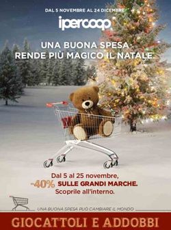 UNA BUONA SPESA RENDE PI&Ugrave; MAGICO IL NATALE - SULLE GRANDI MARCHE. Scoprile all'interno.