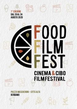 7 edizione DAL 20 AL 24 - Piazza Mascheroni - Città Alta BERGAMO