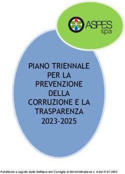 PIANO TRIENNALE PER LA PREVENZIONE DELLA CORRUZIONE E LA TRASPARENZA 2023-2025