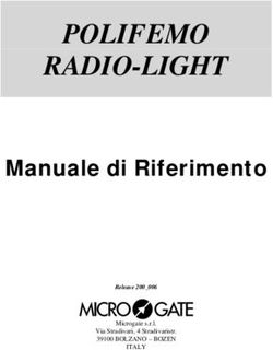 POLIFEMO RADIO-LIGHT Manuale di Riferimento - Release 200_006