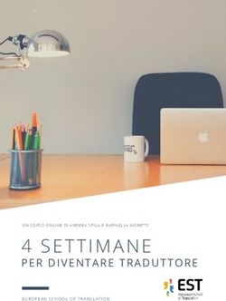 4 SETTIMANE PER DIVENTARE TRADUTTORE - UN CORSO ONLINE DI ANDREA SPILA E RAFFAELLA MORETTI - European ...
