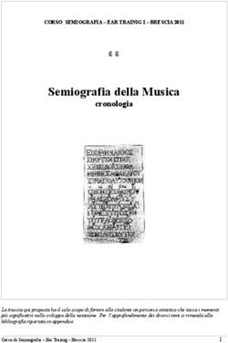Semiografia della Musica - cronologia g. g.