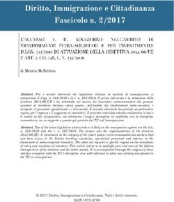 Diritto, Immigrazione e Cittadinanza Fascicolo n. 2/2017