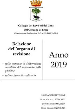 Anno 2019 - Comune di Lecce