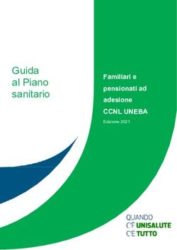 Guida al Piano sanitario - Familiari e pensionati ad adesione CCNL UNEBA Edizione 2021