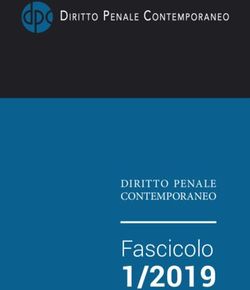 1/2019 Fascicolo DIRITTO PENALE CONTEMPORANEO