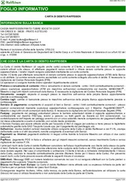 FOGLIO INFORMATIVO - Raiffeisen.it