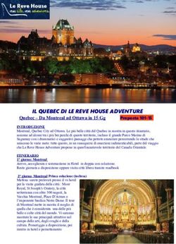 IL QUEBEC DI LE REVE HOUSE ADVENTURE