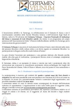 REGOLAMENTO DI PARTECIPAZIONE VII EDIZIONE - Liceo Colletta