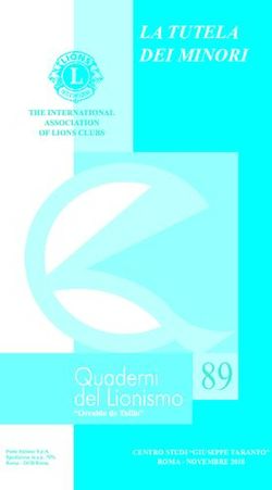 89 LA TUTELA DEI MINORI - CENTRO STUDI "GIUSEPPE TARANTO" ROMA - NOVEMBRE 2018 - lions club international distretto 108