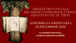 ASSEMBLEA ORDINARIA 20 DICEMBRE 2020 - in modalit&agrave; telematica, mediante piattaforma ZOOM - ordine dei ...