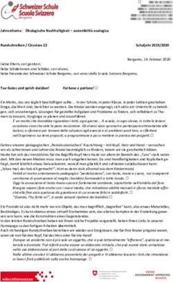 Jahresthema: Ökologische Nachhaltigkeit - sostenibilità ecologica Rundschreiben / Circolare 22