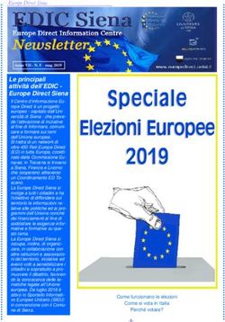 Le principali attivit&agrave; dell'EDIC - Europe Direct Siena
