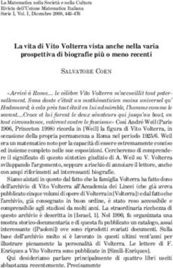 La vita di Vito Volterra vista anche nella varia prospettiva di biografie piuÁ o meno recenti - AFSU