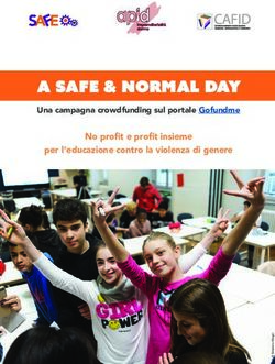 A safe & normal day Una campagna crowdfunding sul portale Gofundme - No profit e profit insieme - Confapi Sicilia