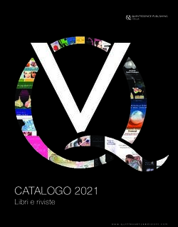 CATALOGO 2021 Libri e riviste - Quintessenza Edizioni