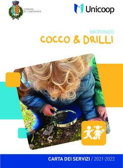 COCCO & DRILLI - CARTA DEI SERVIZI / 2021-2022 - MICRONIDO - Unicoop