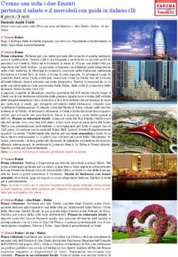 C'erano una volta i due Emirati partenza il sabato e il mercoled&igrave; con guida in italiano (D)