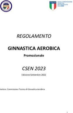 GINNASTICA AEROBICA REGOLAMENTO CSEN 2023 - Promozionale