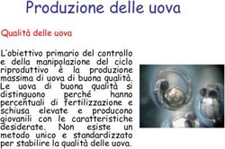 Produzione delle uova - UniBa