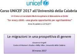 Le migrazioni in una prospettiva di genere - 30 marzo 2017 Giovanna Vingelli - UNICEF Italia