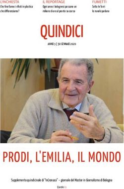 PRODI, L'EMILIA, IL MONDO - Unibo