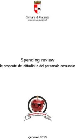 Spending review le proposte dei cittadini e del personale comunale - gennaio 2013
