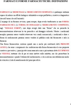 FARMACI E FORME FARMACEUTICHE: DEFINIZIONI