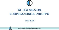 AFRICA MISSION COOPERAZIONE & SVILUPPO - 1972-2018 Africa Mission - Cooperazione e Sviluppo Ong