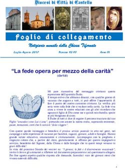 Foglio di collegamento - Diocesi di Citt&agrave; di Castello - Diocesi di Citt&agrave; di Castello